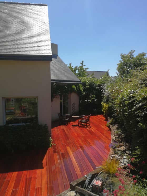 Creation terrasse terminée